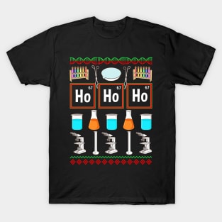 Science Gifts. Ugly Science Christmas Sweater. Ugly Chemistry Christmas. T-Shirt